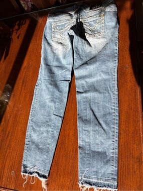 Vigoss Light Blue Cropped Ankle Jeans